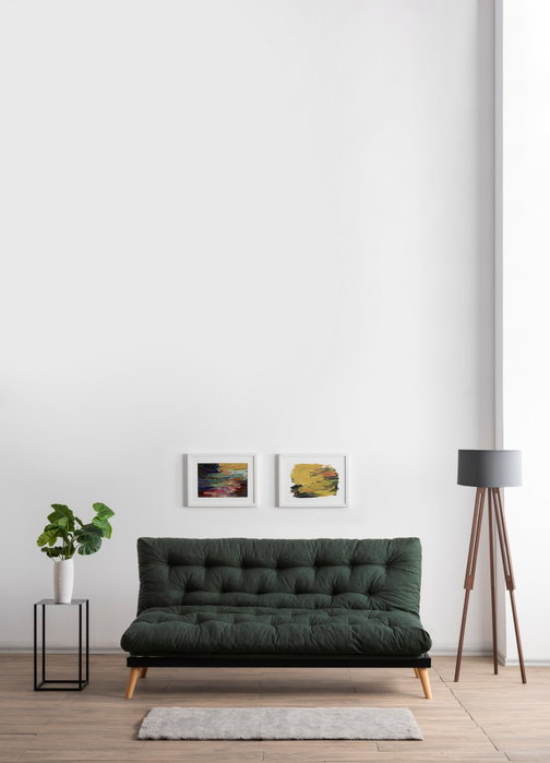 Atelier Del Sofa Saki Sofá cama de 3 plazas Verde